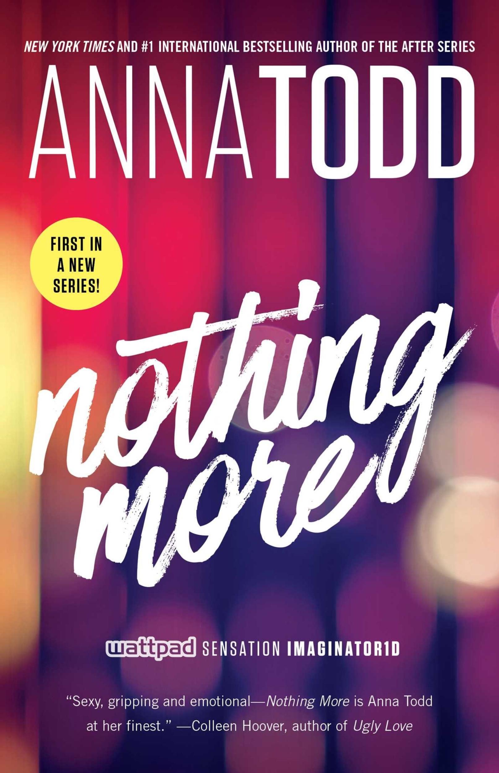 Nothing More by Anna Todd - 9781501130762 - Book Cover