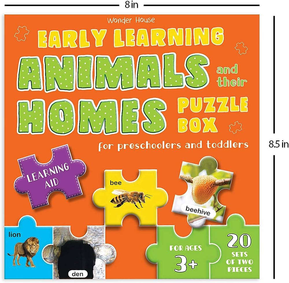 Animals & Their Homes Wonder House Books
