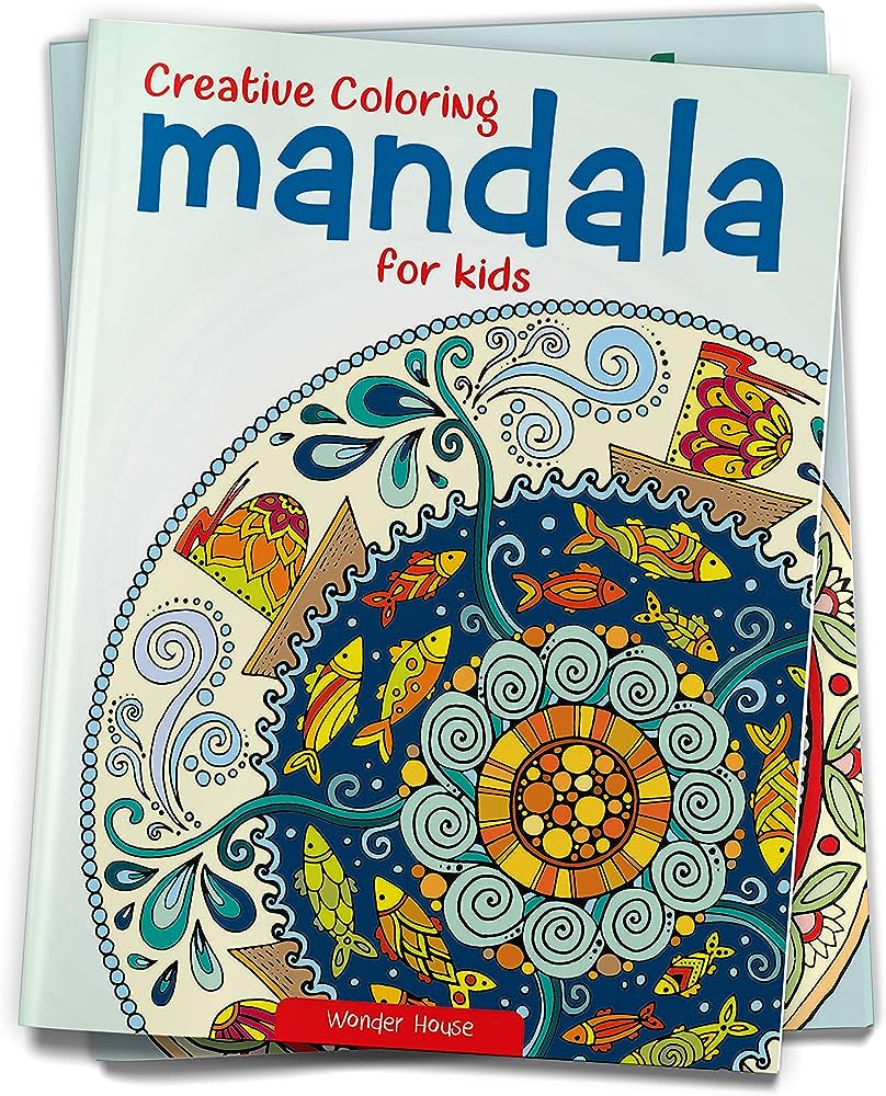 Creative Coloring Mandala For Kids Wonder House Books