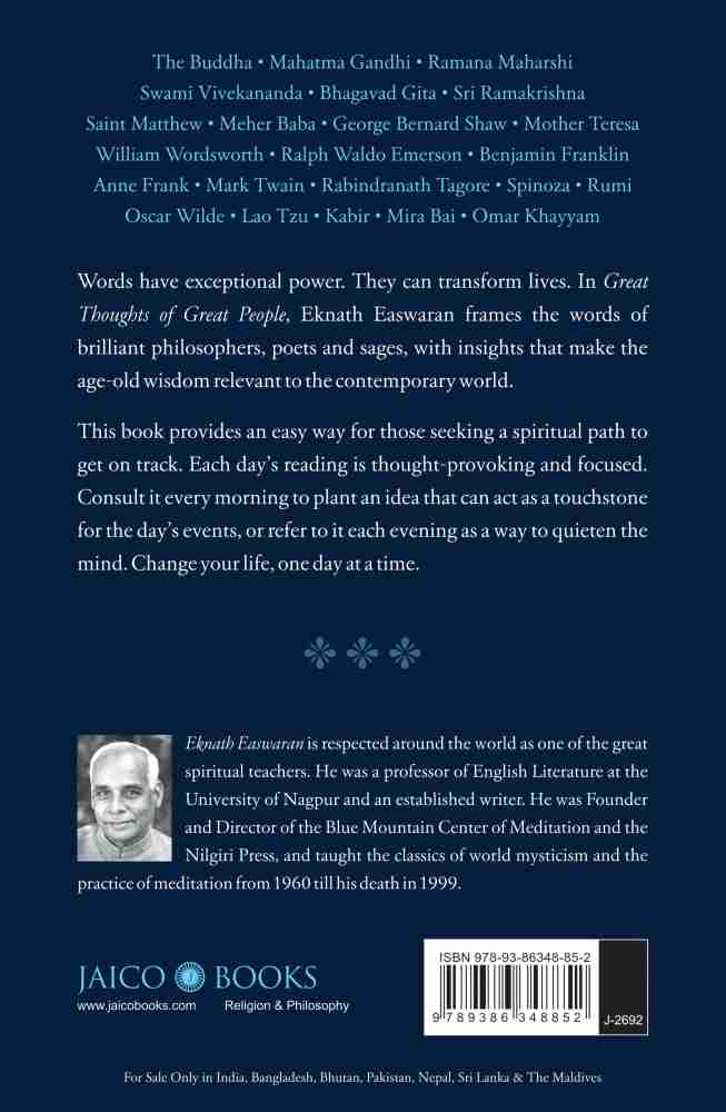 Great Thoughts Of Great People BIBLIONEPAL