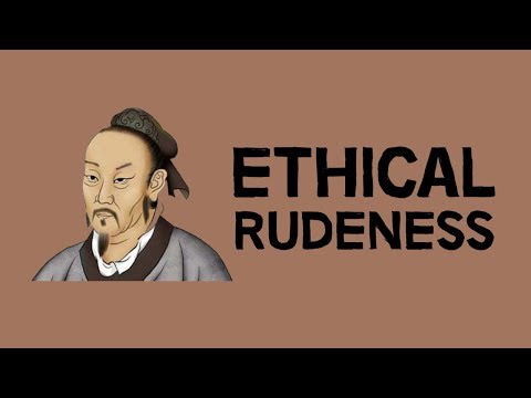 Ethical Rudeness | The Philosophy of Mencius -- Einzelganger
