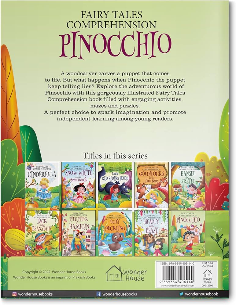 Fairy Tales Comprehension: Pinocchio BIBLIONEPAL
