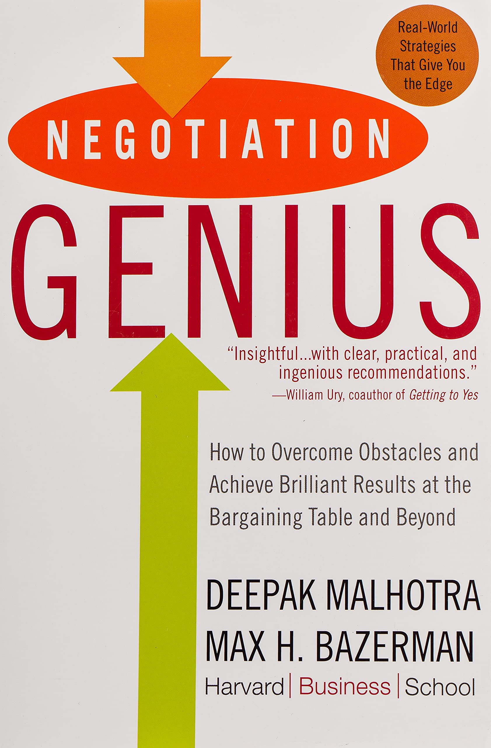 Negotiation Genius: How to Overcome Obstacles and Achieve Brilliant Results at the Bargaining Table and Beyond BIBLIONEPAL