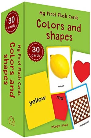 My First Flash Cards Colors And Shapes: 30 Early Learning Flash Cards For Kids BIBLIONEPAL