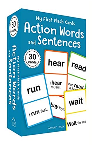 My First Flash Cards: Action Words and Sentences (Flash Cards For Children) BIBLIONEPAL
