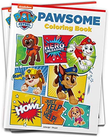 Pawsome: Paw Patrol Coloring Book For Kids BIBLIONEPAL