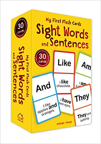 My First Flash Cards: Sight Words and Sentences (Flash Cards For Children) BIBLIONEPAL