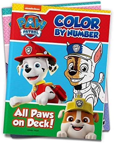 All Paws on Deck: Paw Patrol, Color By Number Activity Book BIBLIONEPAL