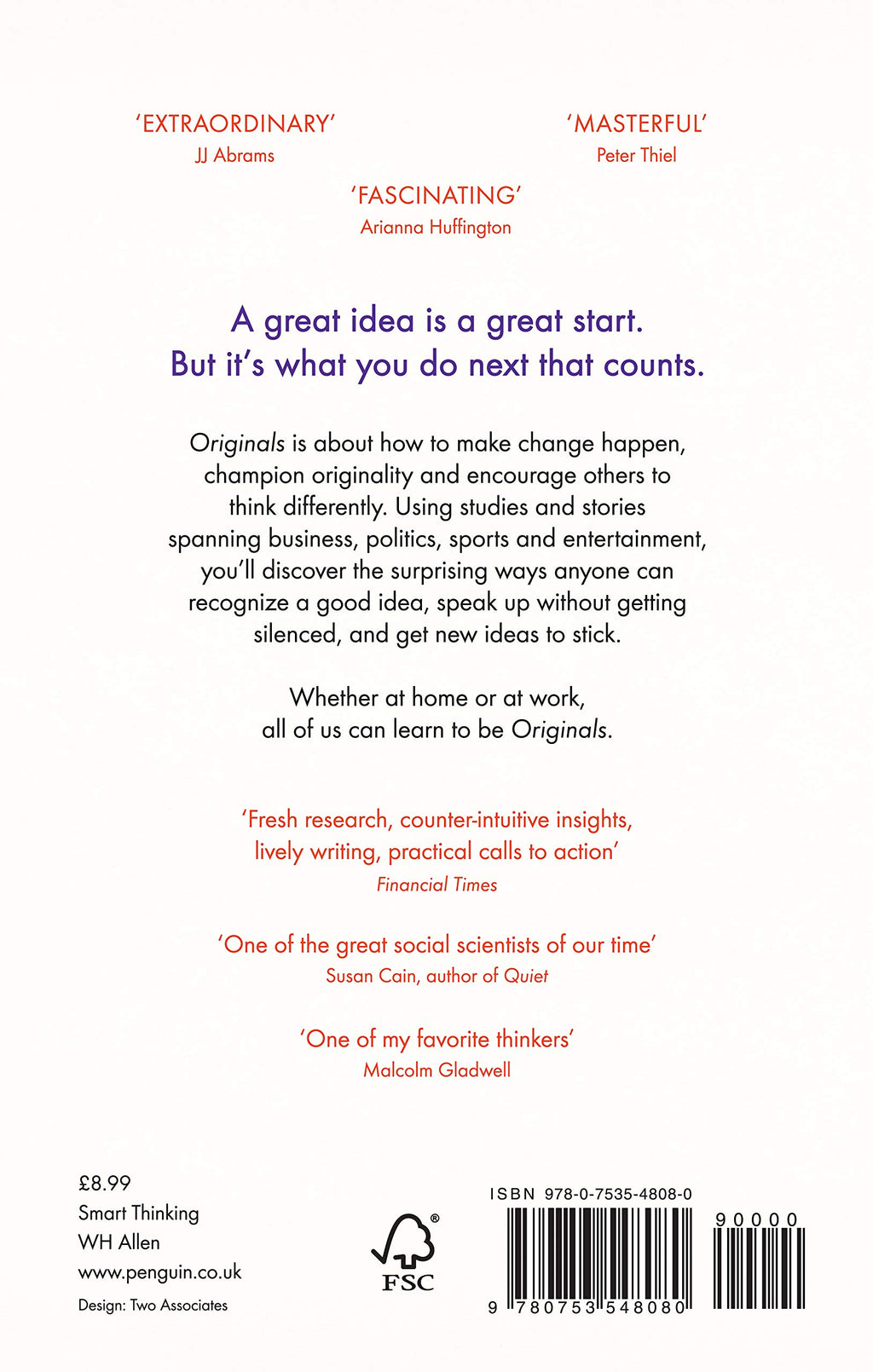 Originals: How Non-conformists Change the World BIBLIONEPAL