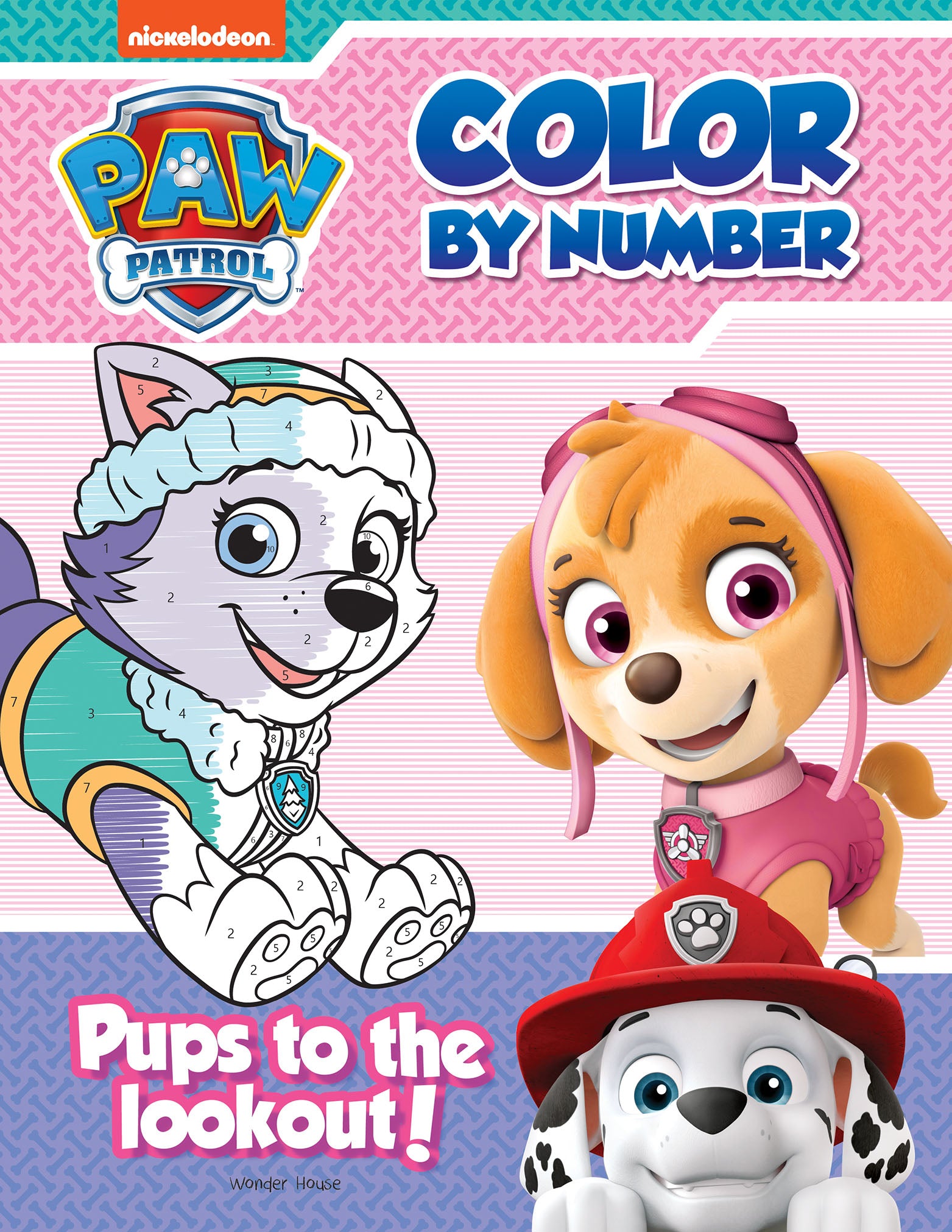 Pups to the Lookout: Paw Patrol, Color By Number Activity Book BIBLIONEPAL