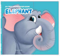My First Shaped Board book - Elephant, Die-Cut Animals, Picture Book for Children - By Miss & Chief BIBLIONEPAL
