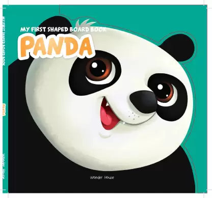 My First Shaped Board book - Panda BIBLIONEPAL