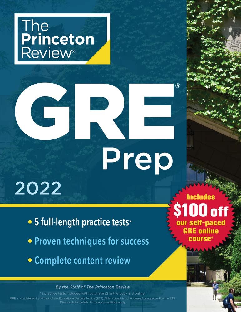 Princeton Review GRE Prep, 2022 BIBLIONEPAL